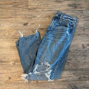 American Eagle Super High-Rise Baggy Jeans